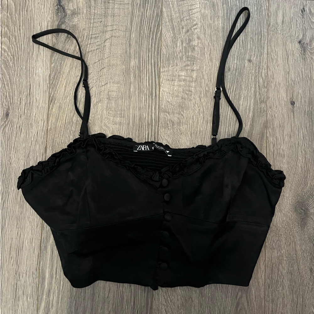 ZARA button tank top